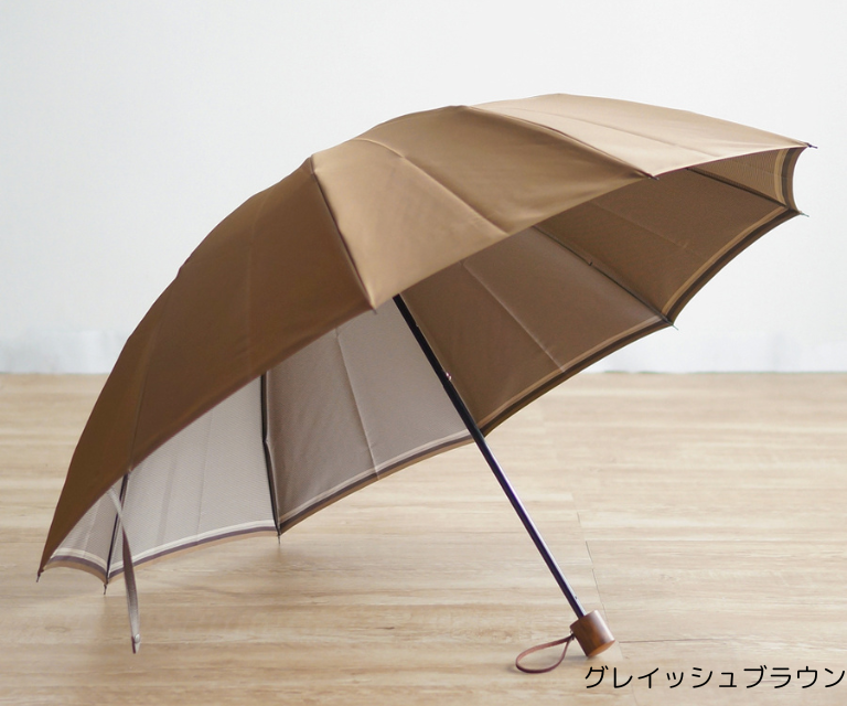 裏縞(うらしま)折り畳み傘60cm10本骨(小宮商店 東日本橋ショップ)