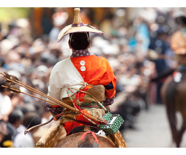 Tokyo Experience the Elegance of Edo : Yabusame (horseback archery) demonstration watching　12:40pm