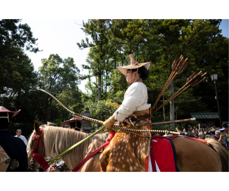 Tokyo Experience the Elegance of Edo : Yabusame (horseback archery) demonstration watching　14:30pm